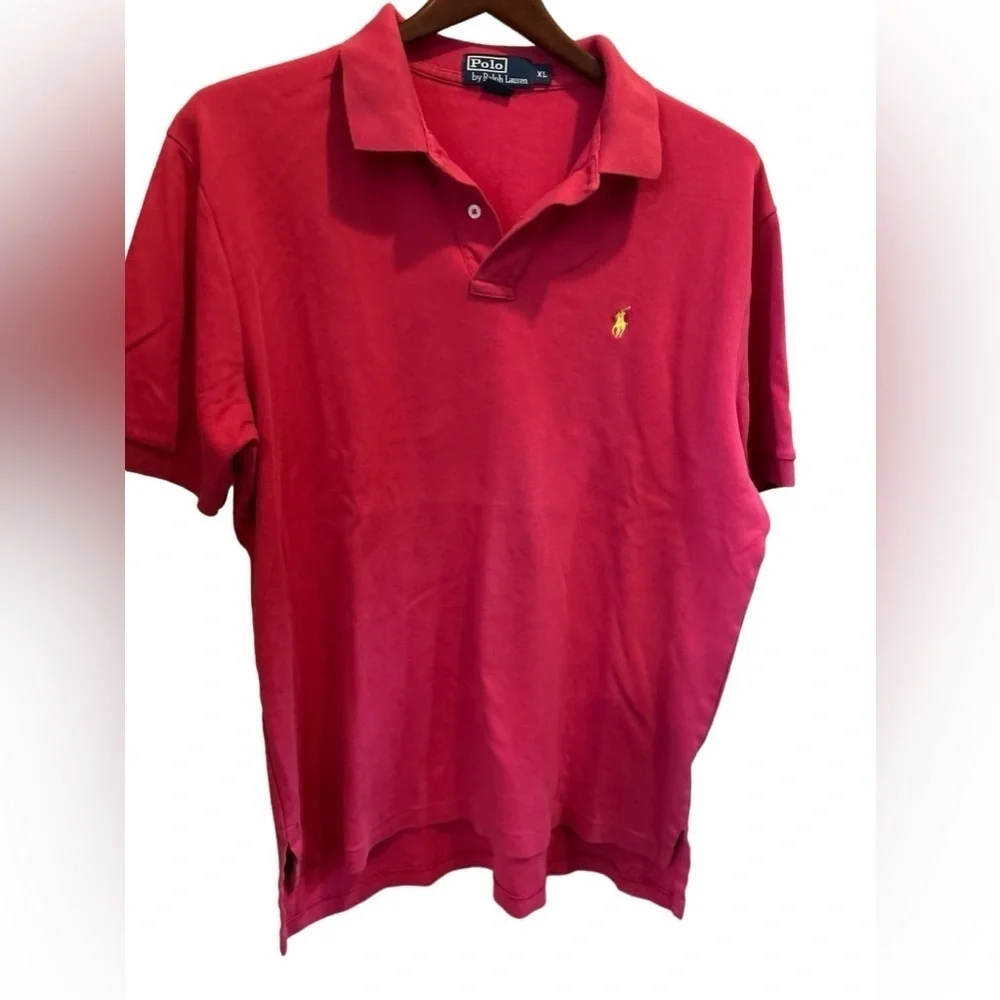 Polo Ralph Lauren Men's XL Red‎ Polo Top